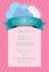 Radiant Birthday - Invitación De Cumpleaños
